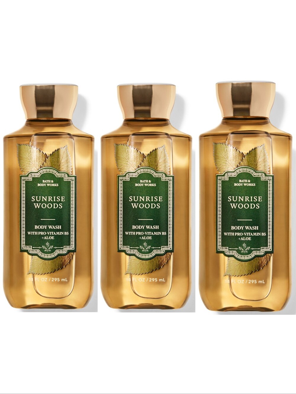 Bath & Body Works Sunrise Woods Body Wash Set of 3 NEW RARE